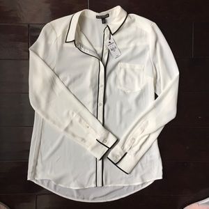 Express LS Sheer Top